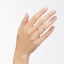 Ring Nodo - Roségold 9k, Brauner Diamanten