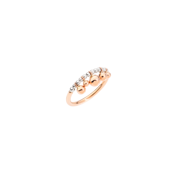 DoDo ROSE GOLD SILVER BOLLICINE RING DoDo Online Boutique Netherlands