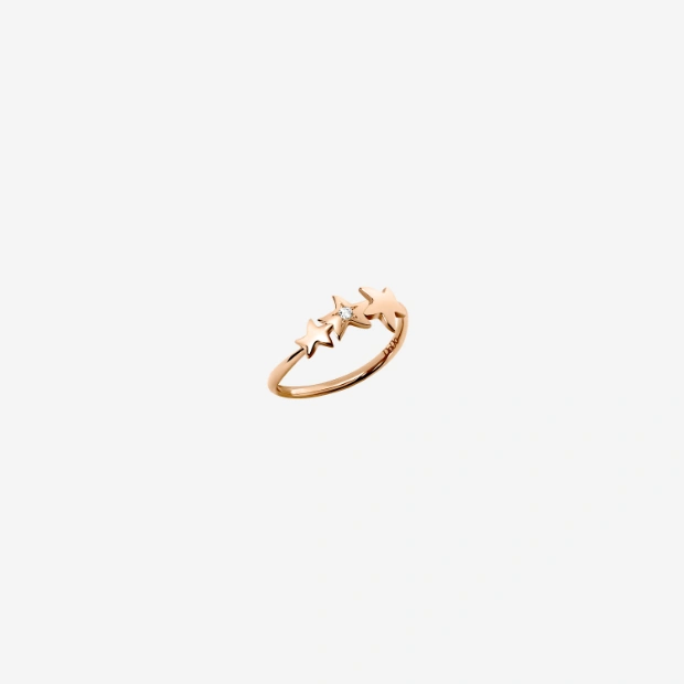 Bague Stellina Or Rose & Diamant Blanc