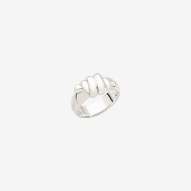 Silver Bold Nodo Ring