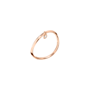 Bague Essentials - Or Rose 9k, Diamants Blancs