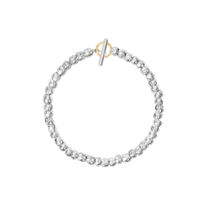 Granelli Bracelet - Silver, 18k Yellow Gold