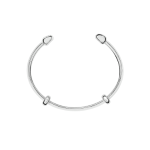 Manschettenarmband Pepita - Silber