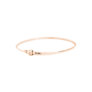 Essentials Bangle With Stopper - 9k Rose Gold