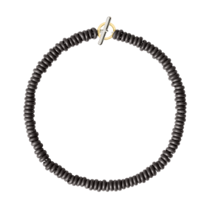 Armband Rondelle - Titan, Silber, Gelbgold 18k