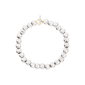 Armband Pepita - Silber, Gelbgold 18k