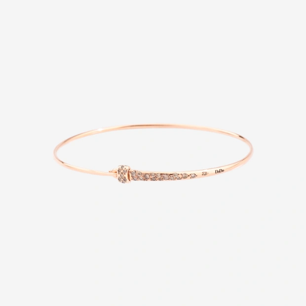 Rose Gold & Diamond Essentials Bangle