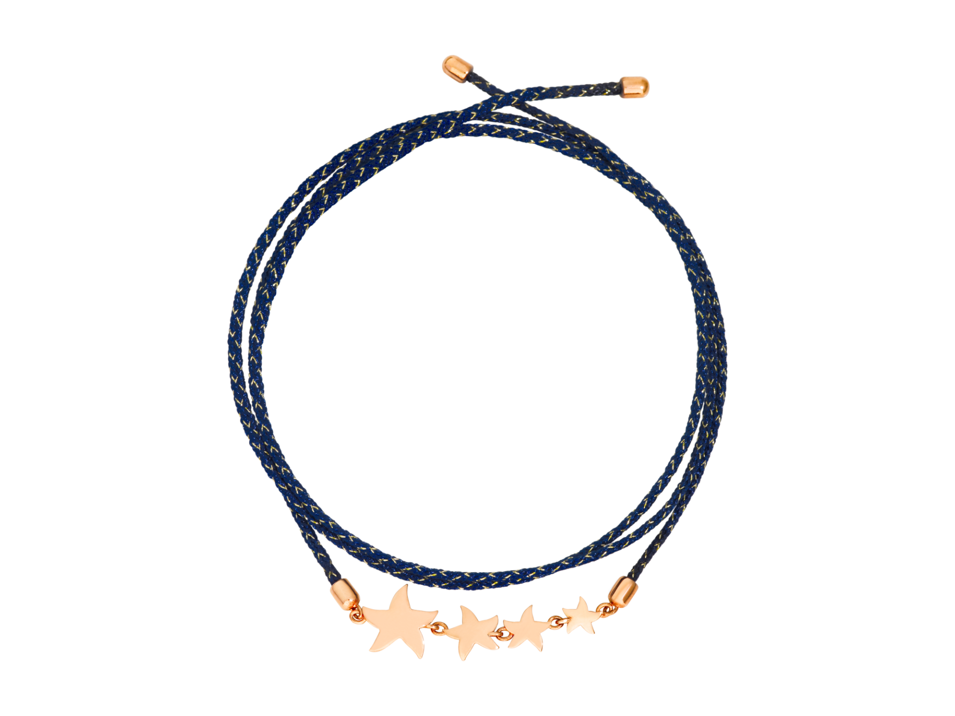DoDo BRACCIALE STELLINA ORO ROSA CON CORDINO DoDo Online Boutique Italia