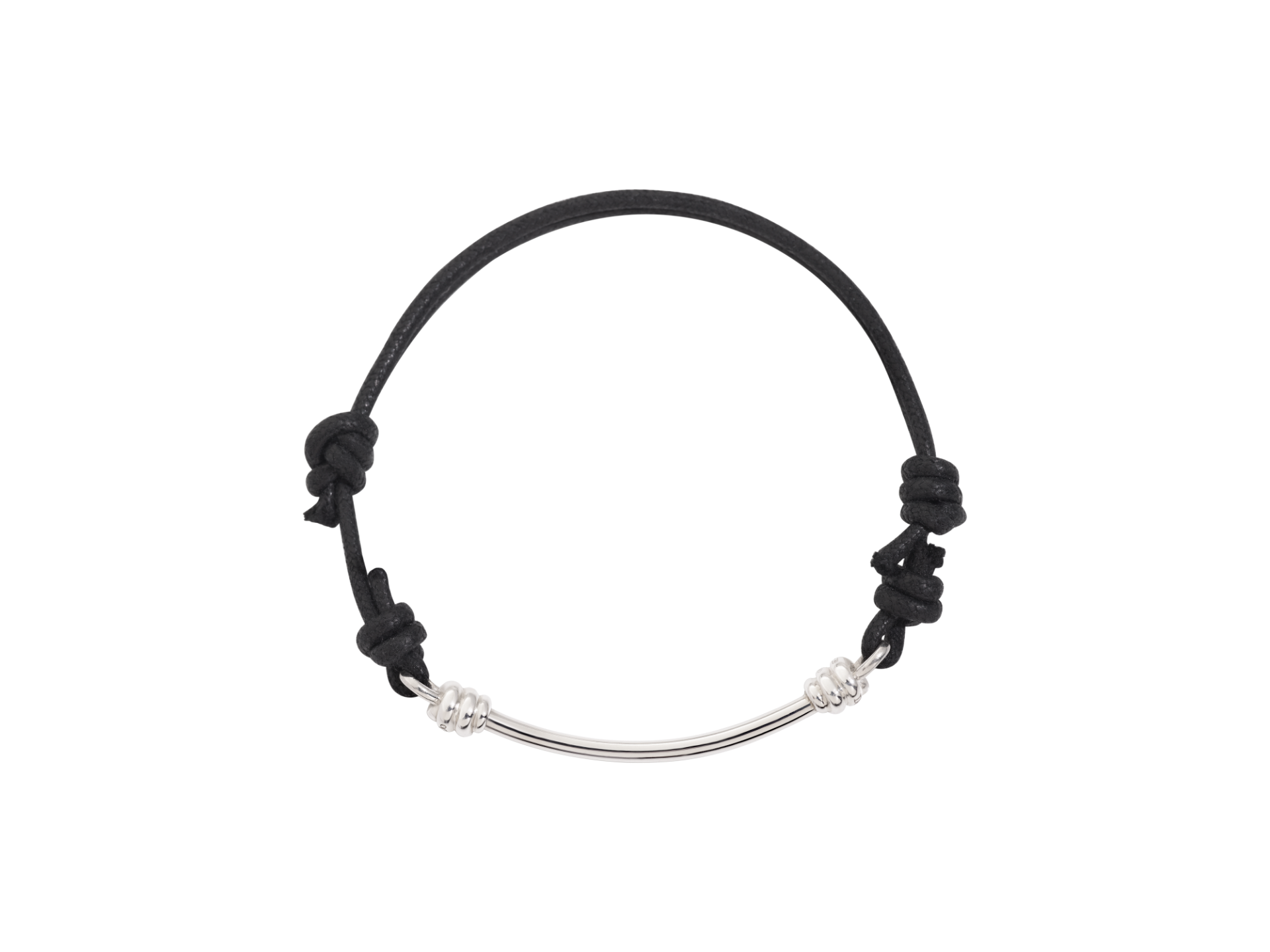 Nodo silver & cotton cord bracelet - Dodo - Women | Luisaviaroma