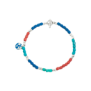 Bracelet Mini Granelli Tēnaka - Plastique Recyclé, Argent, Acier