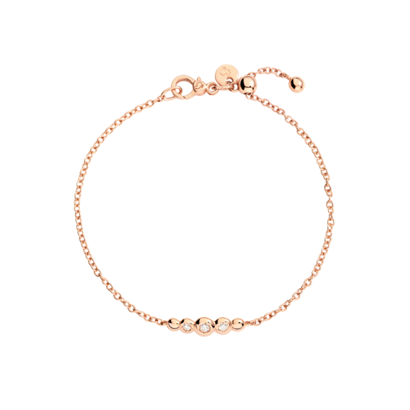 Rose Gold & Diamond Bollicine Bracelet