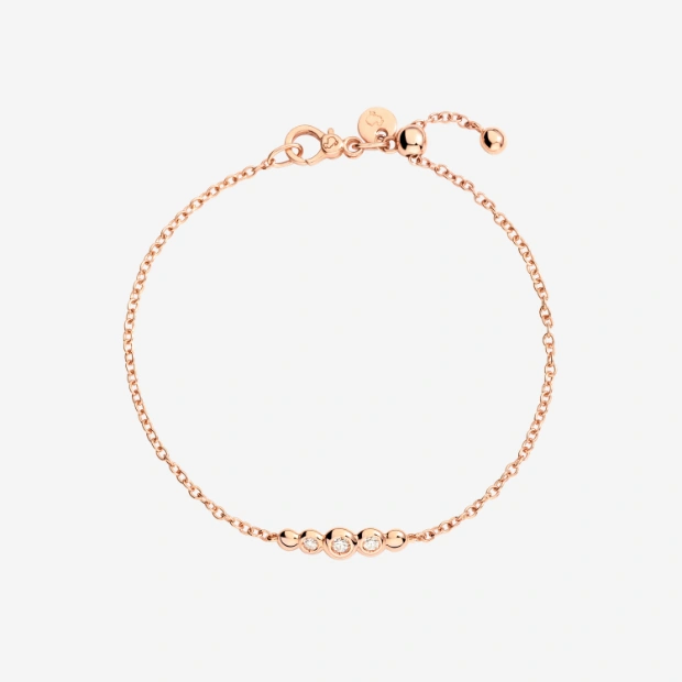 Rose Gold & Diamond Bollicine Bracelet