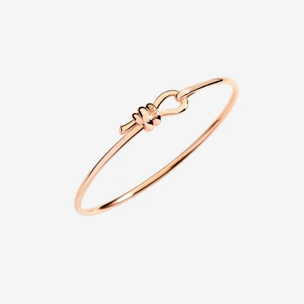 Rose Gold Nodo Bangle Bracelet