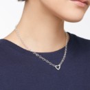 Leichte Halskette Essentials - Silber