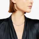Collana Mini Granelli - Argento, Oro Rosa 9k, Acciaio