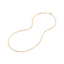 Halskette Mini-granelli - Gelbgold 18k, Stahl