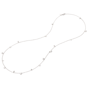 Lange Halskette Bollicine - Silber