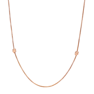 Nodo Sautoir - 9k Rose Gold