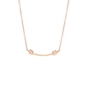Nodo Necklace - 9k Rose Gold