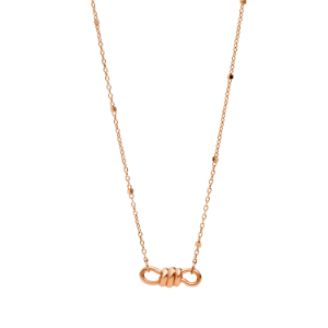 Nodo Choker - 9k Rose Gold