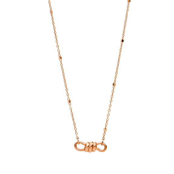 Rose Gold Nodo Choker Necklace