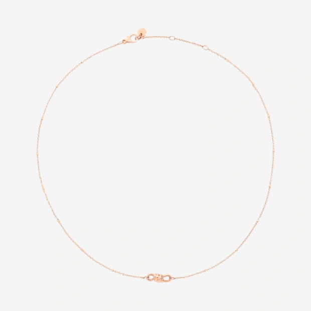 Rose Gold Nodo Choker Necklace