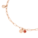 Halskette Bazaar - 18-karätiges Rosevergoldetes Silber, Emaille