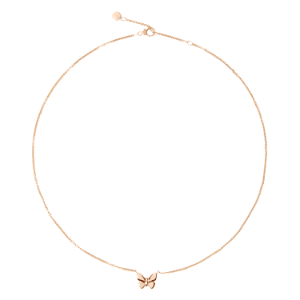 Butterfly Necklace - 9k Rose Gold