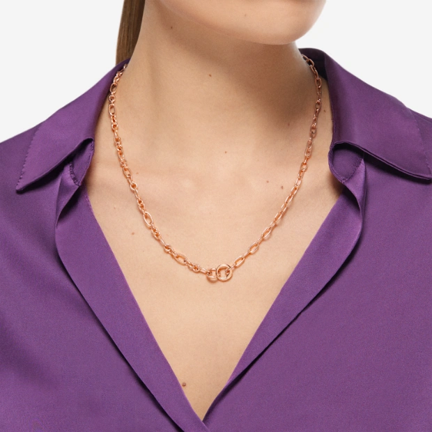 Collana Maglie Apribili Argento Dorato