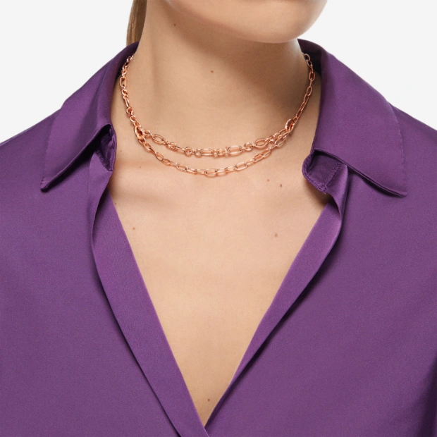 Collana Maglie Apribili Argento Dorato