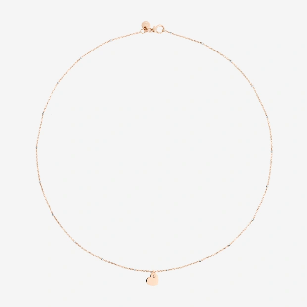 Rose Gold Mini Heart Necklace