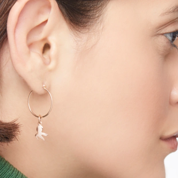 Rose Gold Essentials Hoop Earring