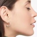 Pepita Hoop Earring - Silver