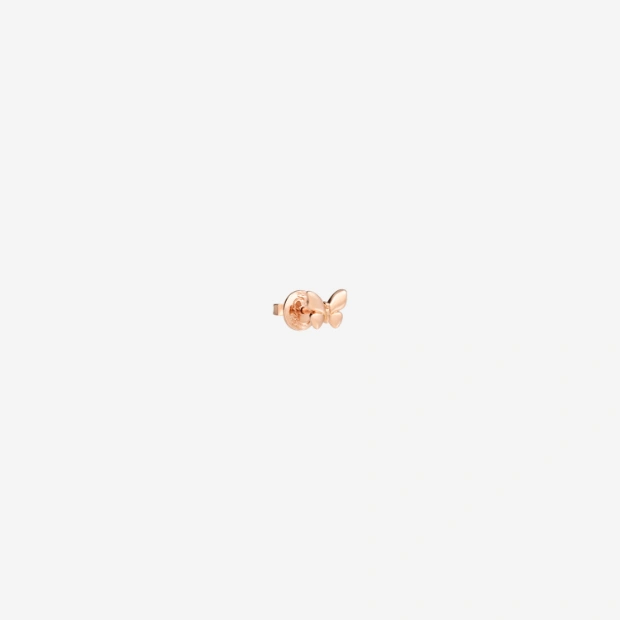 Rose Gold Butterfly Stud Earring