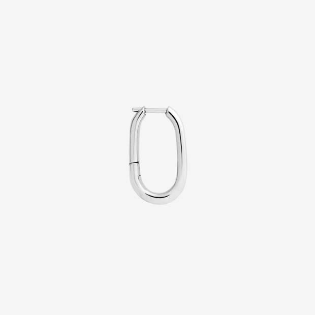 Boucle D'oreille Créole Essentials Argent