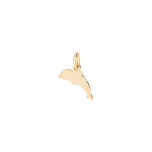Anhänger Delfin - Gelbgold 18k