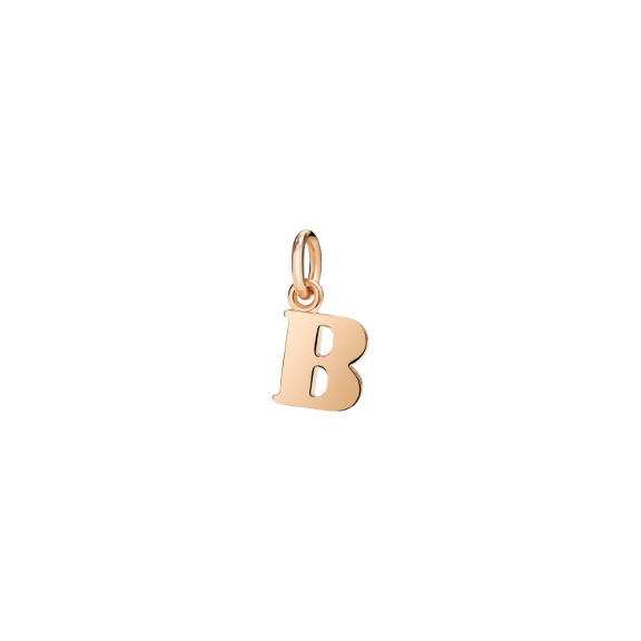 Rose Gold Letter B Charm