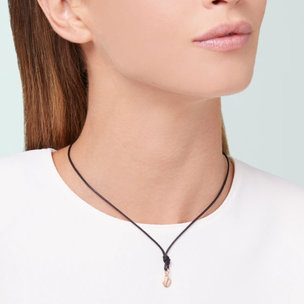 Rose Gold Letter O Charm