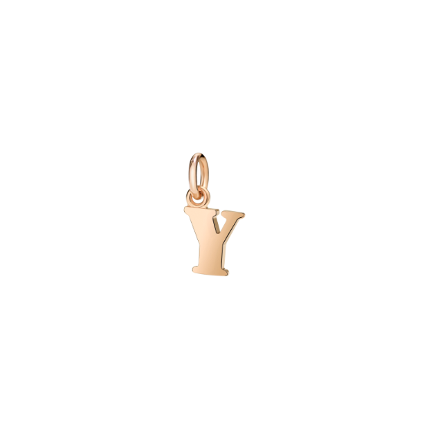 Letter Y Charm