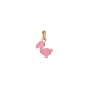 Ciondolo Junior - Oro Rosa 9k, Smalto Rosa