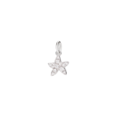 Precious Star Charm - 18k White Gold, White Diamonds