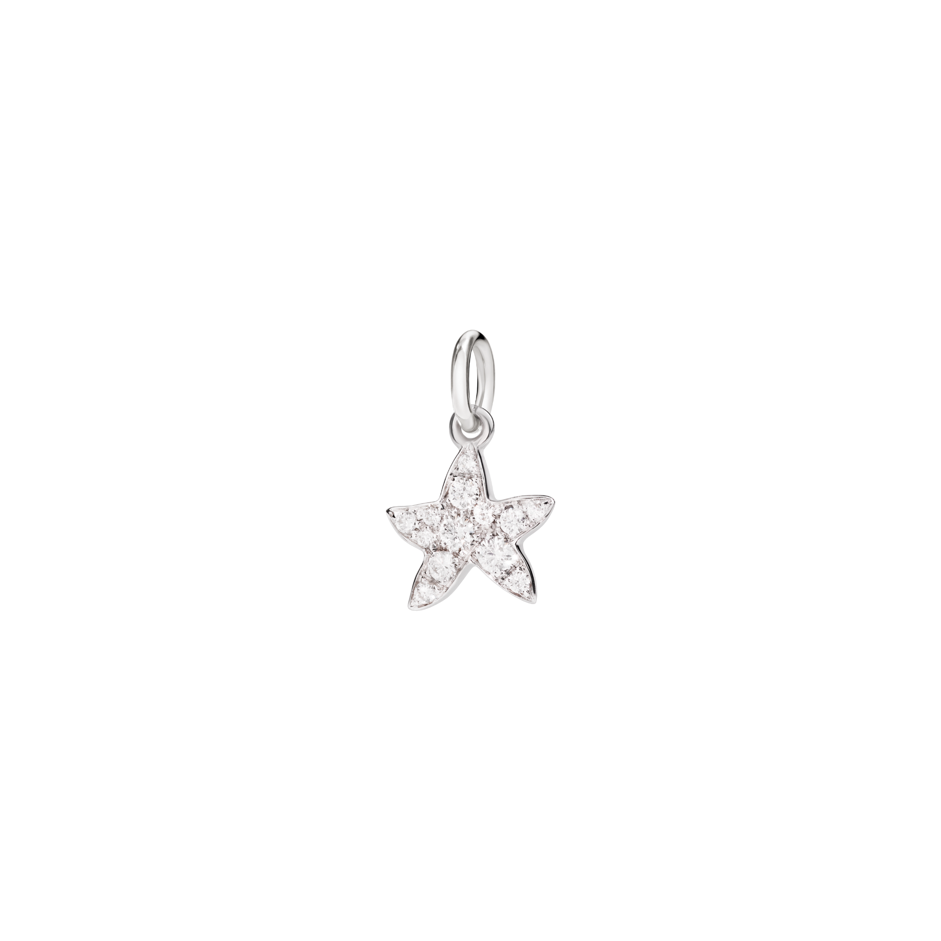 DoDo CIONDOLO STELLINA ORO BIANCO DIAMANTI DoDo Online Boutique Italia