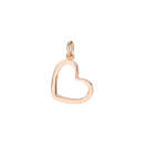 Heart Charm - 9k Rose Gold