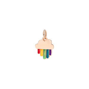 Rainbow Charm - 9k Rose Gold