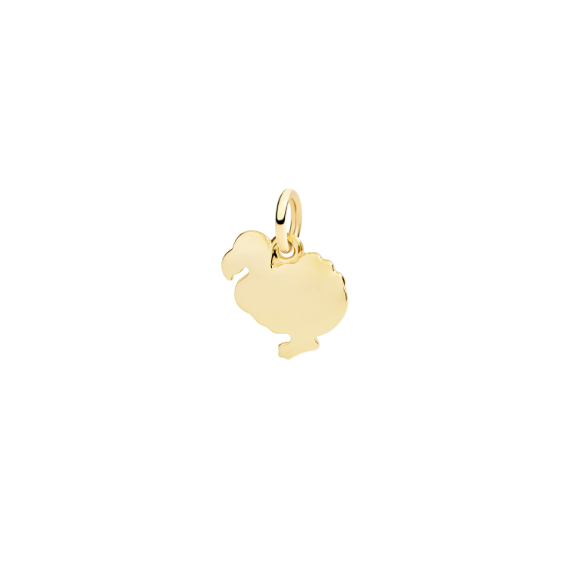 Yellow Gold Dodo Charm