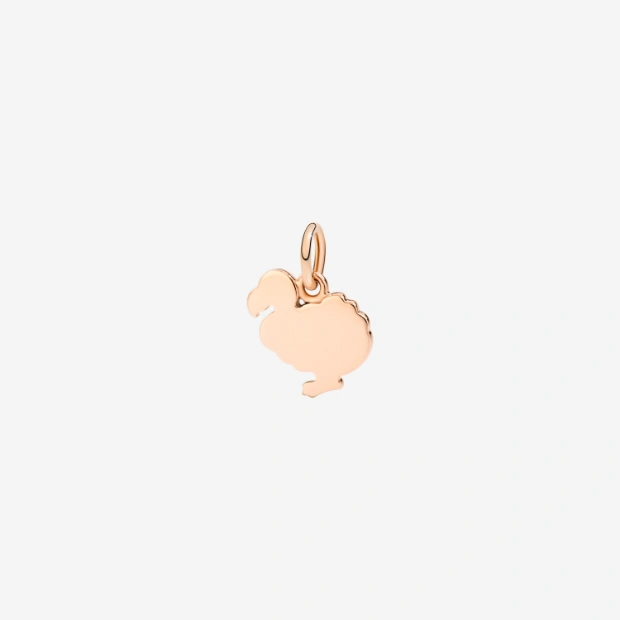 Ciondolo Dodo Oro Rosa