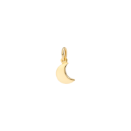 Moon Charm - 18k Yellow Gold