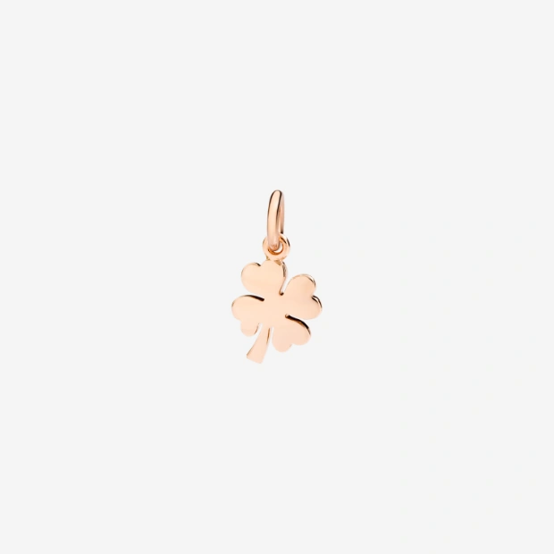 Rose Gold Four Leaf Clover Charm