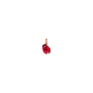 Pendentif Mini Coccinelle - Or Rose 9k, Émail Rouge