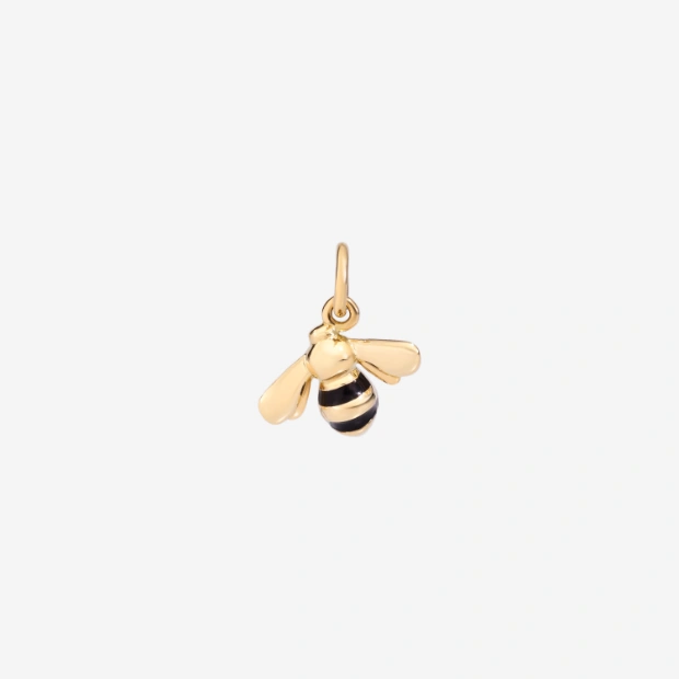 Yellow Gold & Enamel Bee Charm